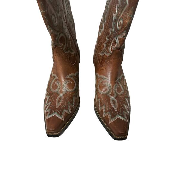 CRUSH BY DURANGO WOMEN’S GOLDEN BROWN WESTERN BOOT Size 11 Rodeo - Picture 2 of 13